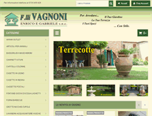 Tablet Screenshot of fratellivagnoni.it